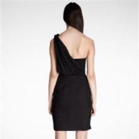 BLACK HALO White Grecian Silk Dress - Picture 3 of 7